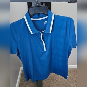 Slazenger Blue Golf Polo Shirt